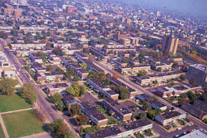 Yorktown aerial view