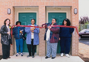 Johnnie Tillmon ribbon cutting