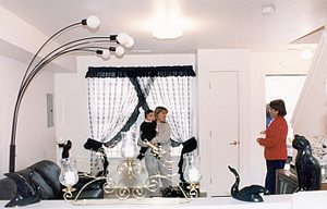 Johnnie Tillmon Townhouses family in living room