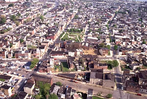 Kensington and Fishtown aerial view