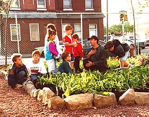 Kensington and Fishtown kids in park